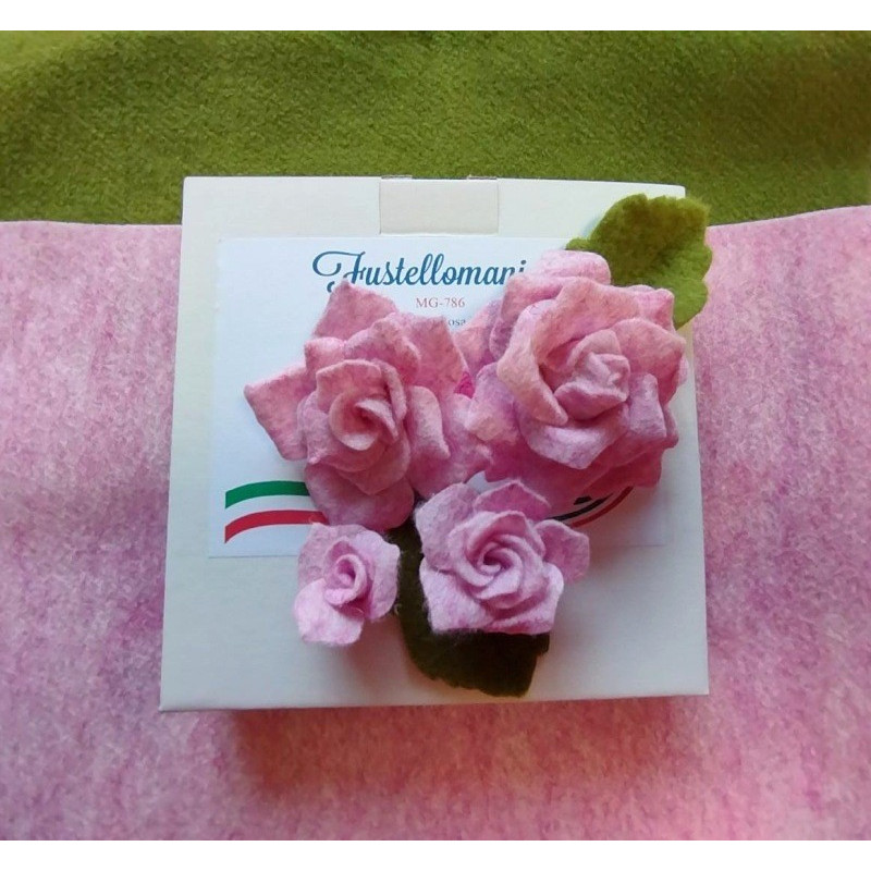 Ecofeltro termoformabile 2 mm 30x50 cm  - KIT 2 colori + fustella MG-768