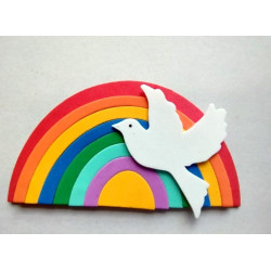 Fustella L Arcobaleno della pace