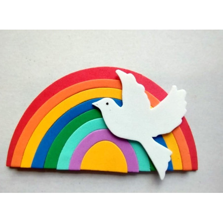 Fustella L Arcobaleno della pace