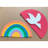 Fustella L Arcobaleno della pace
