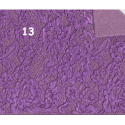 Feltro lana 2 mm con pizzo 30x50 cm colore a scelta