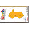 Fustella Sizzix Originals Yellow Macchinina Car