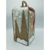 Fustella tripla 2 XL + 1 L Porta bottiglie con bordo di neve
