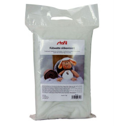 Ovatta siliconata da imbottitura 250 gr bianca