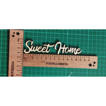 Scritta in legno Sweet Home componibile