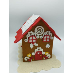 Fustella A4 doppia + L Casetta gnomo - gingerbread e cornice maxi KIT 3 FUSTELLE