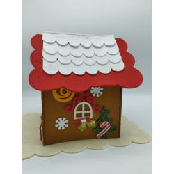 Fustella A4 doppia + L Casetta gnomo - gingerbread e cornice maxi KIT 3 FUSTELLE