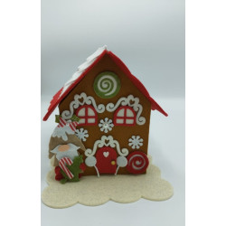 Kit di trasformazione Nuova casetta gnomo - gingerbread versione 2023 per fustelle A4 MG-425 e MG-572