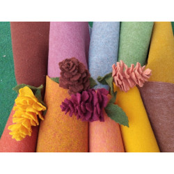 Pannolenci 2 mm  - KIT 10 colori Quadrotti per pigne
