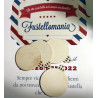 4 palline in legno 7,5x9 cm