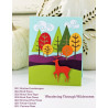 Fustella metallica PoppyStamps Twirly Clouds