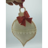 Fustella L Pallina cornice a goccia con fiocco