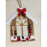Fustella A4 Casetta con balcone fiorito kit 2 fustelle