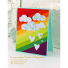 Fustella metallica PoppyStamps Twirly Clouds