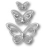 Fustella metallica PoppyStamps Devyn Butterfly Trio