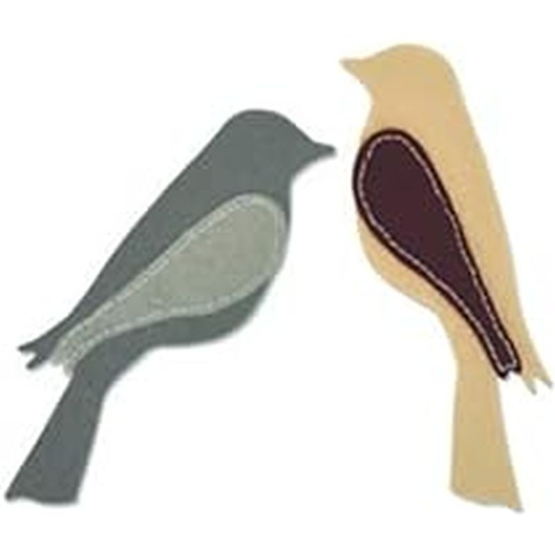 Fustella Sizzix Bigz Perching Bird