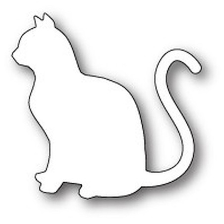 Fustella metallica PoppyStamps Graceful Cat
