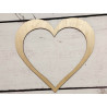 Sagoma in legno Cuore vuoto