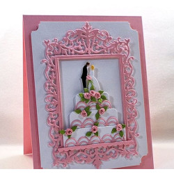 Fustella metallica Torta nuziale matrimonio