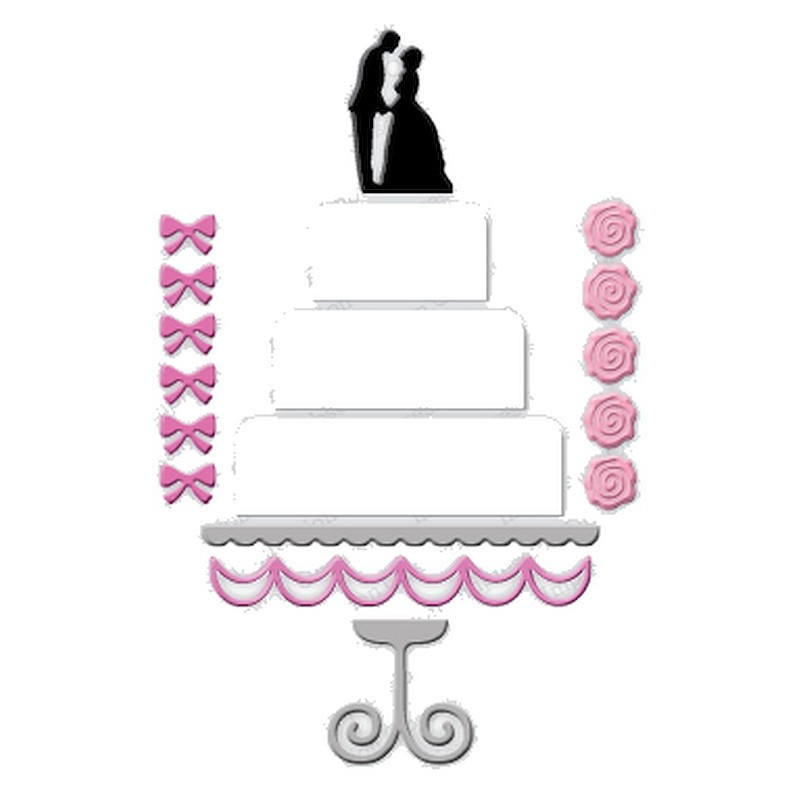 Fustella metallica Torta nuziale matrimonio