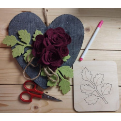 Fustellegno rametto per rose