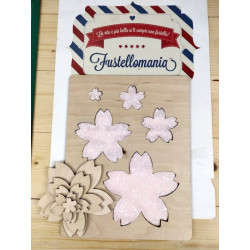 Fustellegno fiori di pesco