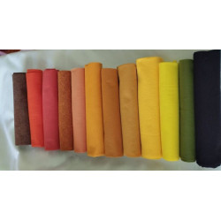 Pannolenci 1 mm  - KIT 12 colori Girasoli 2024