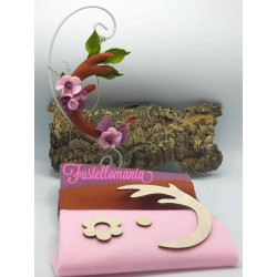 Pannolenci termoformabile 1,5 mm  - KIT 3 colori Rametto circolare