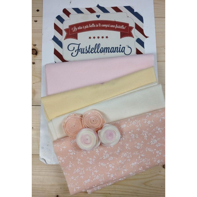 Pannolenci 1 mm  - KIT 4 colori Rose del vento