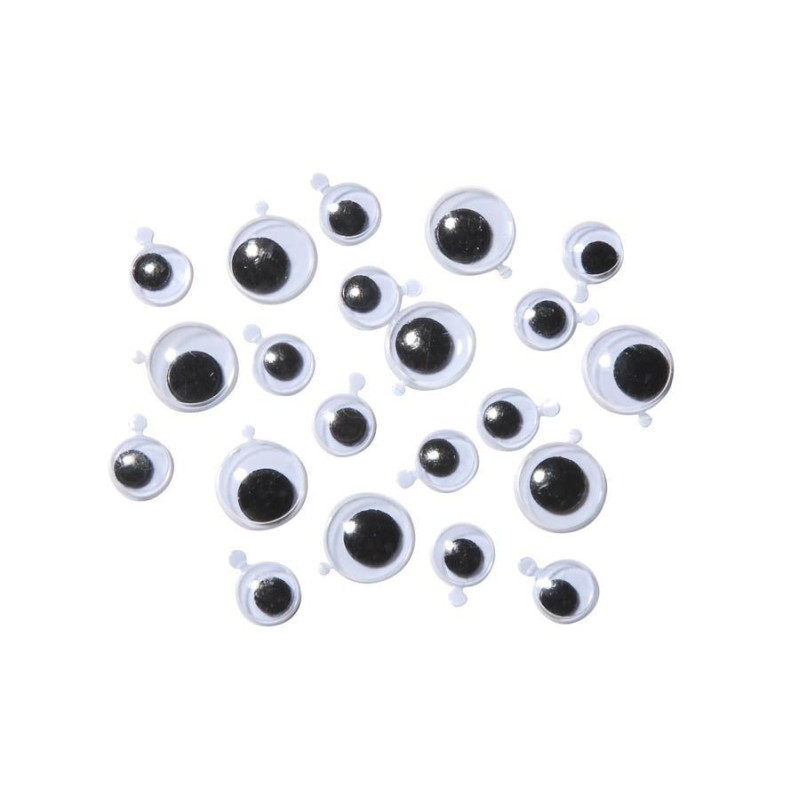 Set 160 occhietti adesivi varie dimensioni