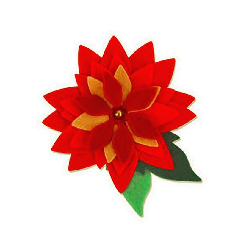 Fustella Sizzix Bigz Pretty Poinsettia