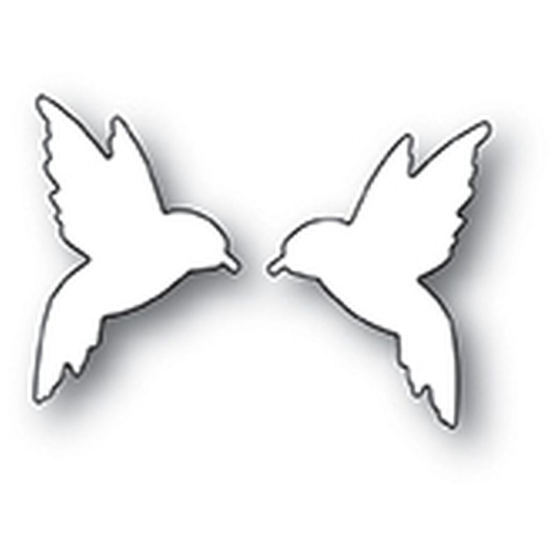 Fustella metallica PoppyStamps Little Hummingbirds