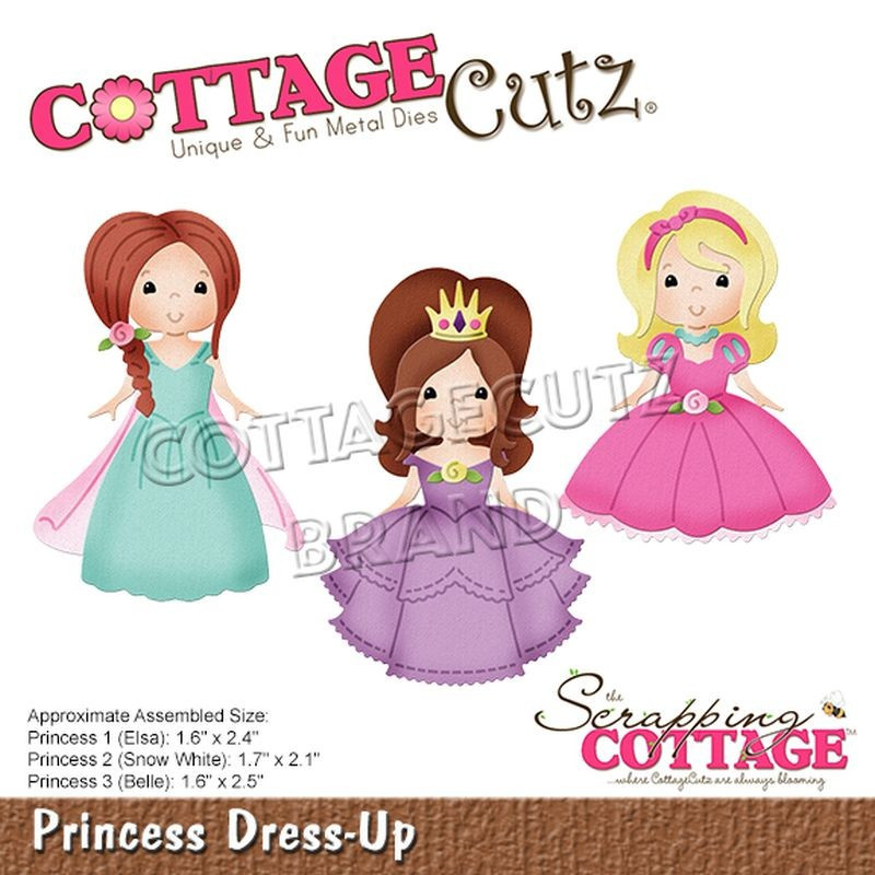 Fustella metallica Cottage Cutz Princess Dress-Up