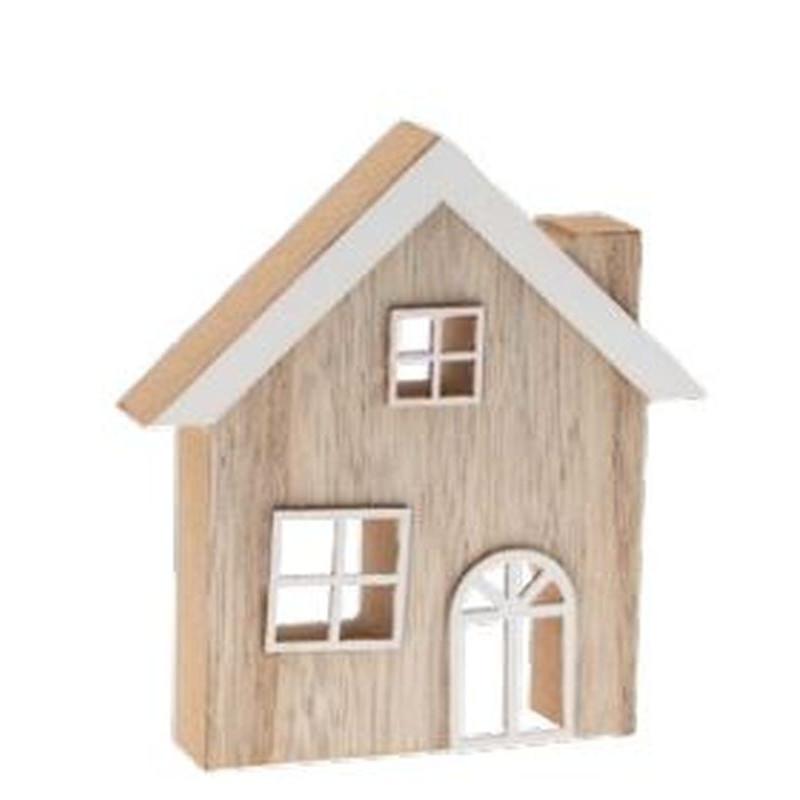 Casetta in legno decorativa 12x11x2 cm