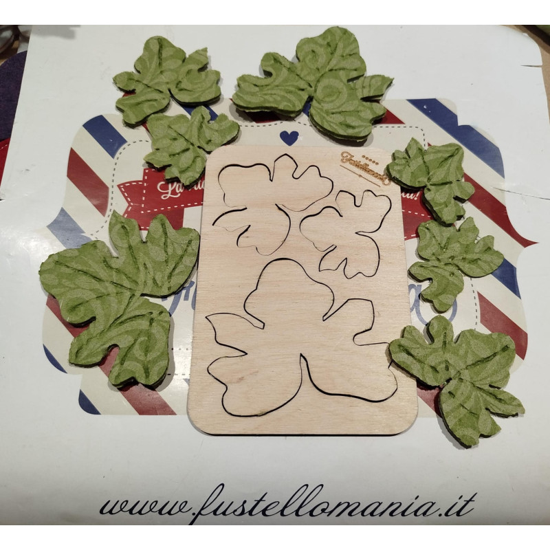Fustellegno foglie di zucca