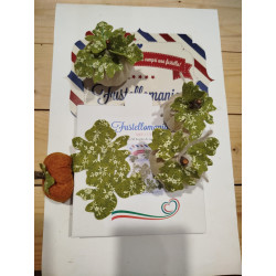 Fustella M Foglie di zucca 3 misure