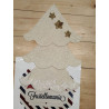 Fustella A4 doppia Kit 2 fustelle Albero componibile con bordo neve e stelle