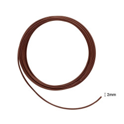 Filo alluminio cioccolato 2mm x 5 mt