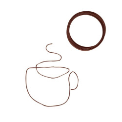 Filo alluminio cioccolato 2mm x 5 mt