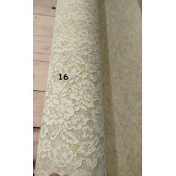 Feltro lana 2 mm con pizzo 30x50 cm colore a scelta
