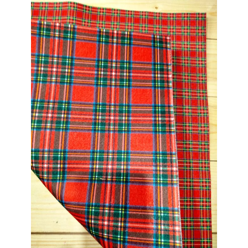 Feltro scozzese bicolore 3mm 50x50 cm