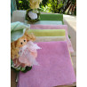 KIT Bambolina fior di luce 6 colori Feltro lana termoformabile 2 mm 30x50 cm