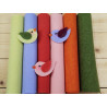 KIT Allegri passerotti 6 colori Feltro lana termoformabile 2 mm 30x50 cm