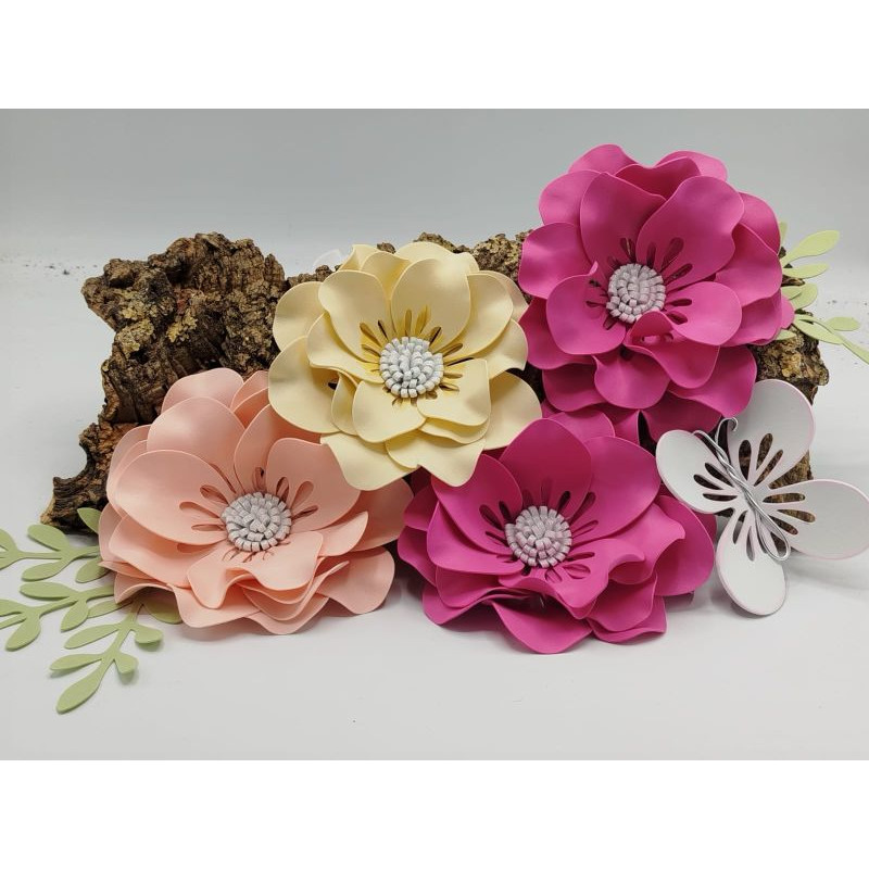 Fustella L Ali di Primavera con farfalla in fiore
