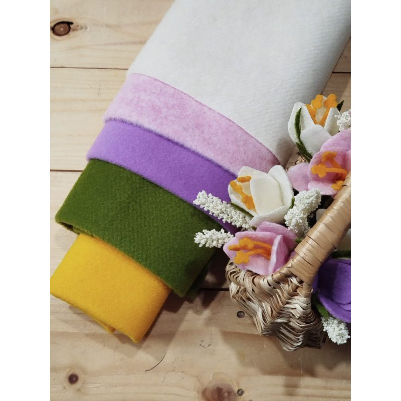 Ecofelt 2 mm - KIT 5 colori Crocus