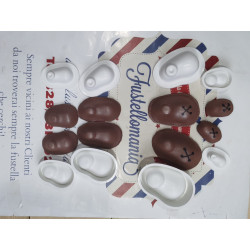 Stampo in silicone per scarpe gnomi bianco misure varie