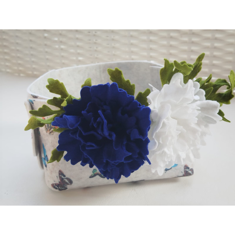 Fustella A4 Cestino con chiusura a fiore