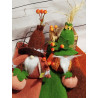 KIT Gnomo ricciolo d'autunno + cartamodello