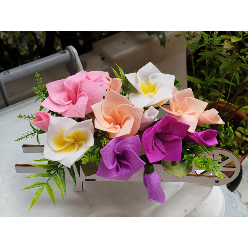 Fustellina petalo plumeria