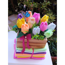 Kit Tulipani in Pile – Perfetto per Principianti + cartamodello
